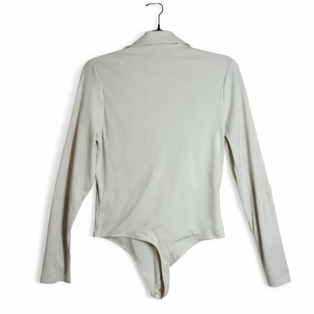 House of Harlow 1960 Cream Collared Bodysuit - Picture 3 of 4